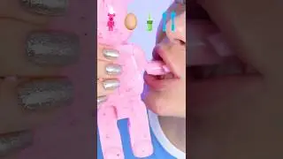 ASMR Giant Jelly Candy, Boiled Egg, Candy Spray  #mukbang