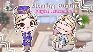 My Morning Routine as a Flight Attendant ✈️| Avatar World | Pazu