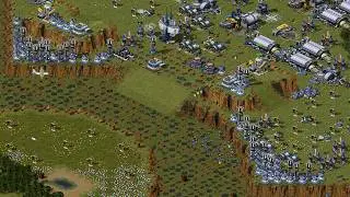 Red Alert 2 | Yuri's Revenge | 7 vs 1- Extreme AI beta - Allied - prism tank