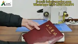 Digital Leather Cover Gold Foil Printer Amydor Foil Printing Machine