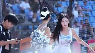 台日韓交流賽 KT wiz 啦啦隊女神們登場 #ktwiz #交流賽 #啦啦隊女神 