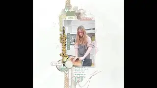 Scrapbook Process Video #146 Simple Stories Simple Vintage Winter Woods + Shimmerz + JD3DPrint Wood
