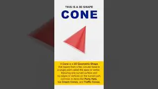 3D shape - Cone