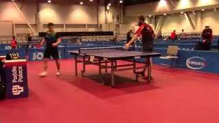 AJ Carney v Sharon Alguetti Hardbat Finals 2016 US Open, 1 of 2