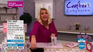 Crafter's Companion PopOut Scene Stamp and Die Set