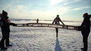 Runners achieve unprecedented feat: running the North Pole Marathon in summer!