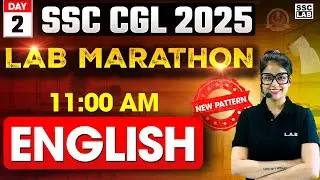 SSC CGL 2025 | SSC CGL English Marathon Class | SSC CGL English New Pattern Questions by Barkha Mam