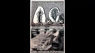 ANAL CUNT (AxCx) 15th anniversary show March 20th 2003 at TRIBECA ROCK CLUB New York City, NY - USA