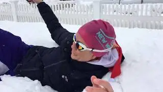 New Wave Swim Goggles - Snow swim in Boston Suburbs