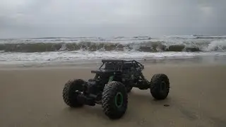 ROCK CRAWLER ON BEACH || FUNNY BLOOPERS AT END 🤣🤣 || FULL SAND TESTING || INDIAN CRAWLERS