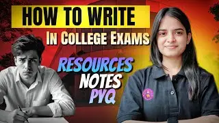 How to Write in college Exams ✅Answer Writing Tips, Notes & Last 5 days Strategy: Score 9 Cgpa🔥 pass