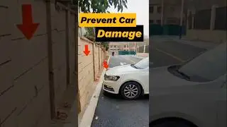 How to Accurately Measure Your Car&rsquo;s Distance from the Wall #cardrivingtips #automobile #shorts