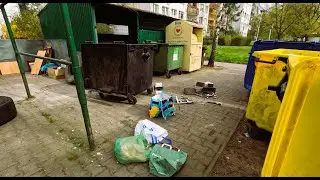 ZŁOMOWISKO ŚMIETNIKOWE odc.1 Ludzie wyrzucają na śmietnik dużo złomu.Idziemy oddać ostatni urobek.