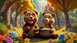 Three Fuzzy Bears Eat Some Honey | Fun Counting Song for Kids | Nursery Rhymes and Baby Songs