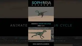 How to animate a Raptor Running