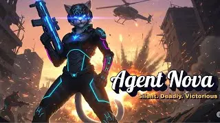 Agent Nova: Rise of the Silent Paw | Futuristic Cat vs Wolf Battle #cat #catlovers #catlove