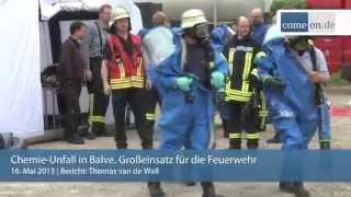 Chemie-Unfall: Gro&szlig;einsatz f&uuml;r die Feuerwehr