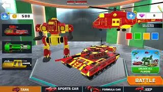 Multi Robot Transform Game - Tank & Helicopter Robot Car Games - Android Gameplay