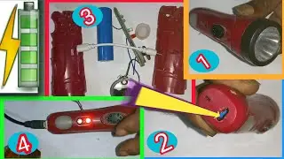 How to Torch Light Repairing || LED flashlight charging problem reapir