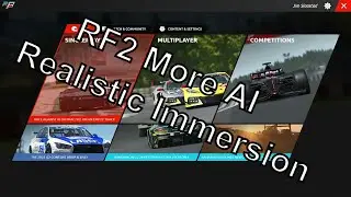 Rfactor2 more AI realistic immersion & bonus FFB