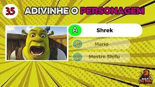 Você Consegue Acertar Esses 40 Personagens Só Pela Sombra ?