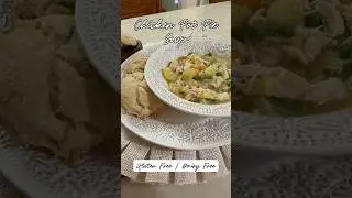 Gluten Free Dairy Free Chicken Pot Pie Soup | Cozy Comfort Food 🍲✨#short #soup #chickenpotpie
