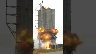 NASA Marshall Removes Two Historic Test Stands