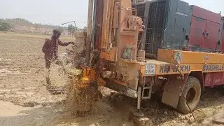 MAA LAXMI BORWELL DRILLING MACHINE ONLY 40 FEET AMAZING WATER || mrdky