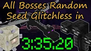 [FWR] Minecraft All Bosses Random Seed Glitchless in 