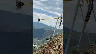 Swinging | Off The Cliff | Glenwood Caverns Adventure Park | Colorado River | Glenwood Caverns
