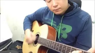 standard acoustic guitar vs roundback acoustic guitar 일반 기타와 오베이션기타 비교