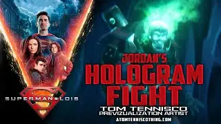 Superman & Lois S3 - Jordan's Hologram Fight  PREVIZ