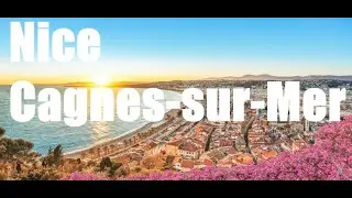 🏖️France: Nice and Cagnes-sur-Mer | A day at the Beach, Promenade, Scenic Viewpoints and Old Town