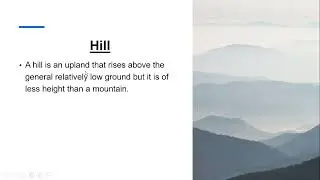 Valleys, Spurs, Hills & Ridges In Topographical Maps | MAP READING & INTREPRETATION