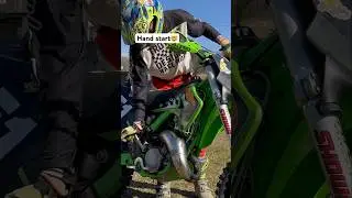Hand start #kx #125