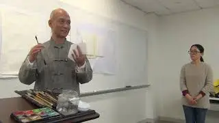 Vivid Brushstrokes in Traditional Chinese Painting | Workshop with Henry Li at LMU (1/3)