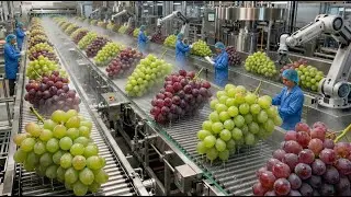 Inside a Modern Grape Juice Factory From Fresh Grapes to Bottled Juice (Full Process)