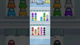 Impostor Sort Puzzle 2: Sort It 2D - 126 Level Walkthrough  |  БЫСТРОЕ ПРОХОЖДЕНИЕ