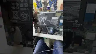 Hp envy not completing boot up because of dried up thermal paste. #shorts #laptoprepair
