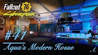 Fallout 76 camp build - Cyberpunk 2077 V's Watson apartment camp build (Aqua's Modern House #41)