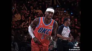 SGA THE GOAT #sga #okc #nba #basketball #god #cooking #goat #him