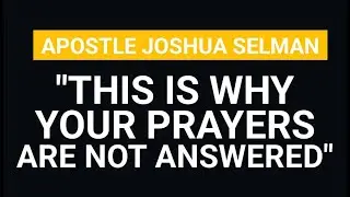God Is Not Silent — He Is Training You | Apostle Joshua Selman