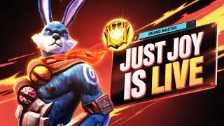 🎯 Road to Grandmaster Top | Free Fire Rank Push live With JUSTJOY ! #freefire #trending #shortlive