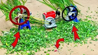 Top creative chaff cutter machine science project| double chaff cutter machine diesel engine part 68