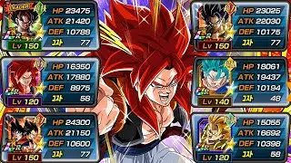 FINAL TRUMP CARD CATEGORY TEAM WITH INT SSJ4 GOGETA! Dragon Ball Z Dokkan Battle