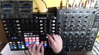 2018/04/13 Challenge to Techno DJ Mix using TRAKTOR and test of MIDI mapping controller