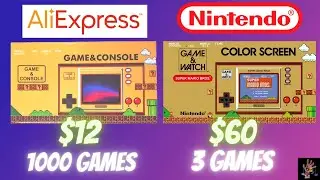 GAME & CONSOLE AliExpress SUPER BUDGET ALTERNATIVE TO NINTENDO GAME & WATCH