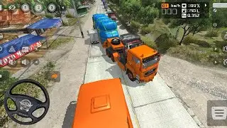 EXTREME MAN LONG TRAILER TRUCK DRIVE FROM WIDE CITY ROADS TO DANGEROUS MOUNTAIN TURNS | PART 3