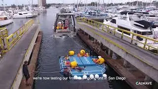 CalWave 2021 Open-Ocean Wave Energy Pilot of x1 in San Diego