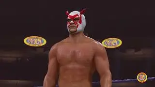 CMLL - Alberto Del Rio Dos Caras Jr vs Ultimo Guerrero Arena Mexico Lucha Libre WWE2K24 Match